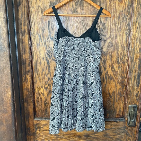 Anthropologie Greylin Leaf Print Pleated Dress SMA - Picture 6 of 10